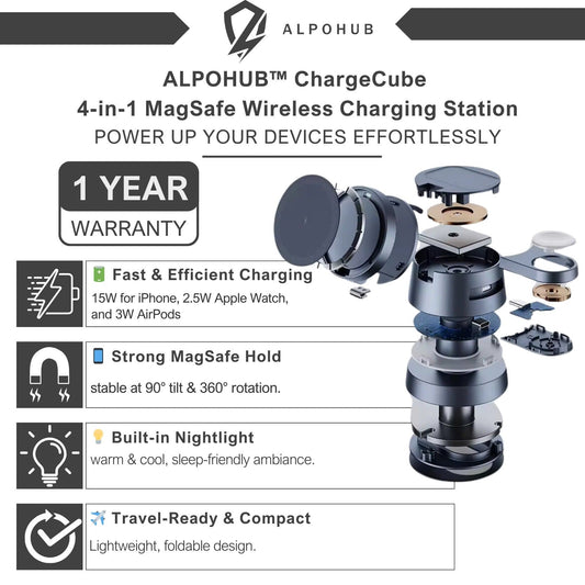 MagDock Pro 4-in-1 Charging Station